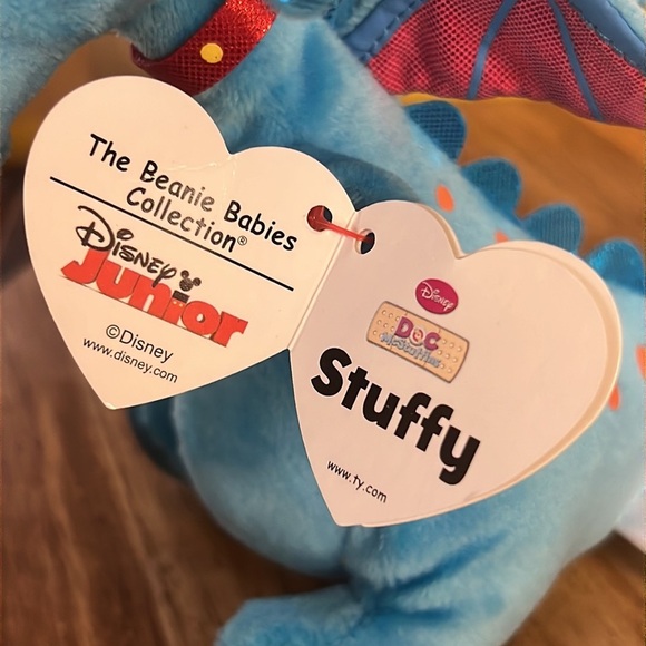 TY beanie babies stuffy the dragon plush NWT - Picture 8 of 11